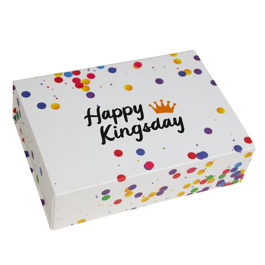 Confetti dozen met magneetsluiting  - Happy Kingsday