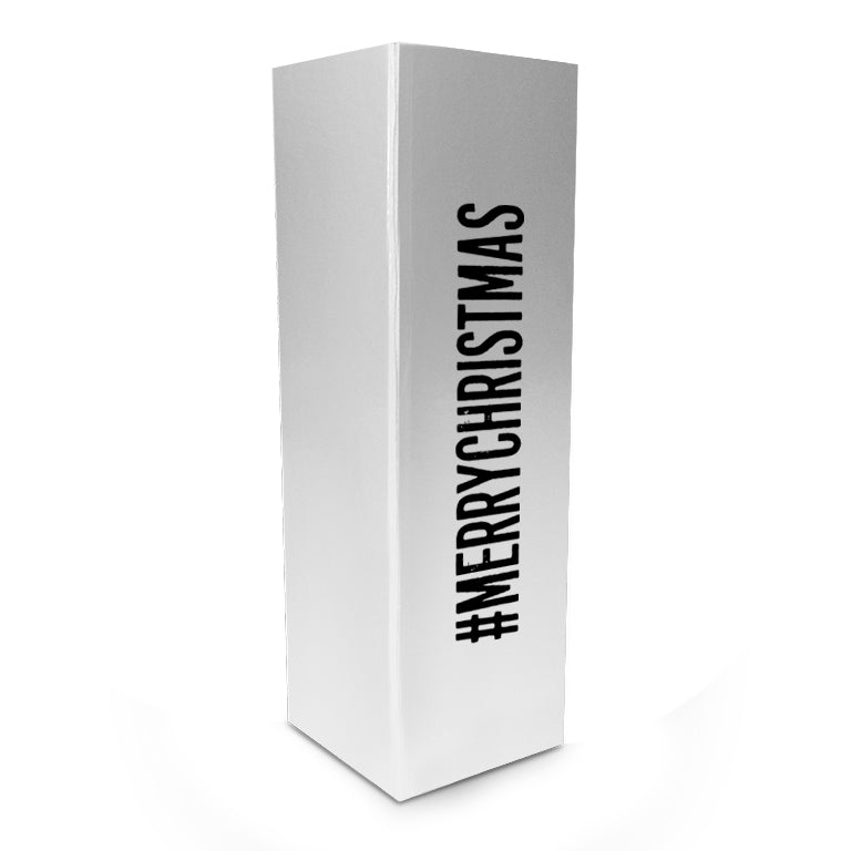 Kerst wijnflesdozen met magneetsluiting - #MERRYCHRISTMAS