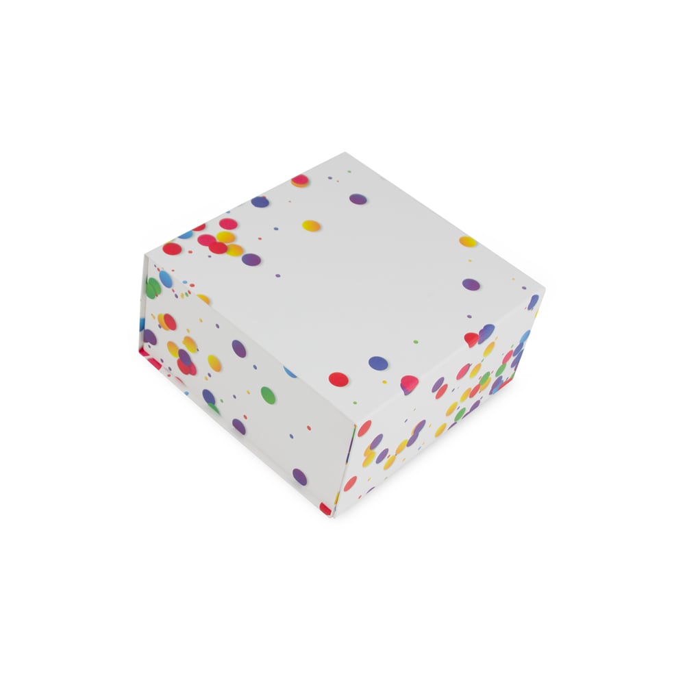 Confetti dozen met magneetsluiting  - Kraft