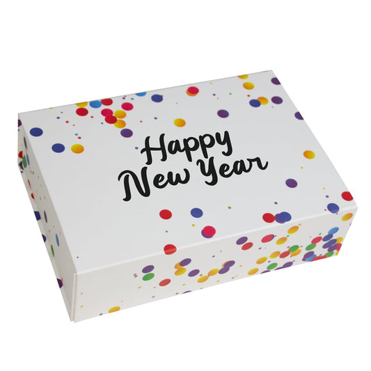 Confetti dozen met magneetsluiting  - Happy New Year