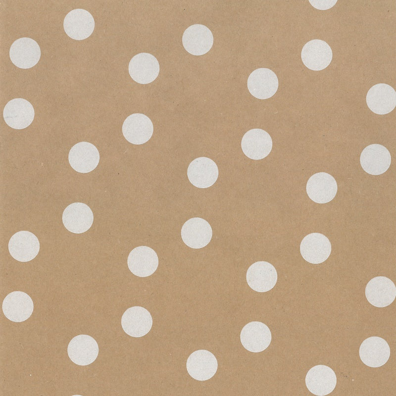 Bruin cadeaupapier - Stip dessin