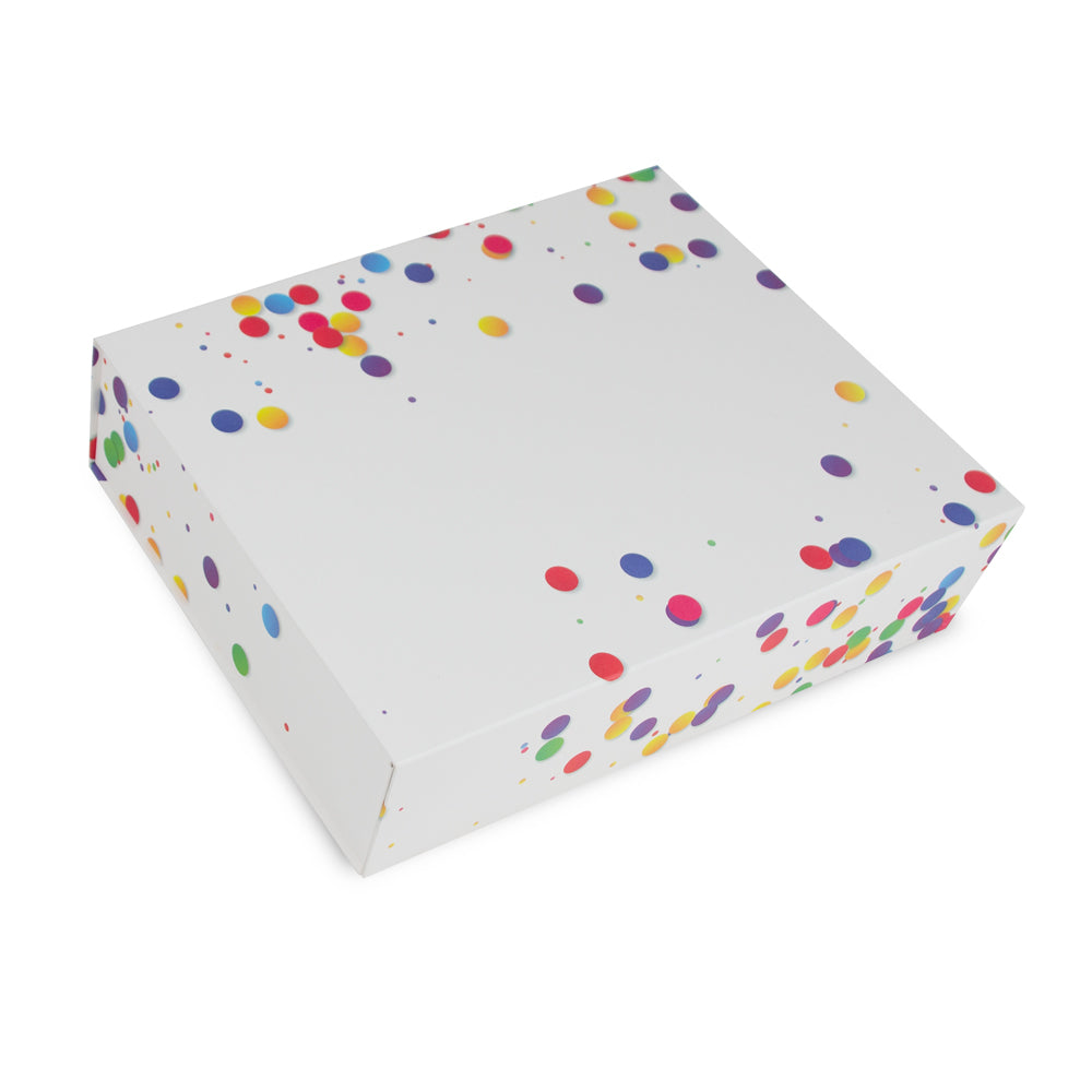 Confetti dozen met magneetsluiting - Kraft