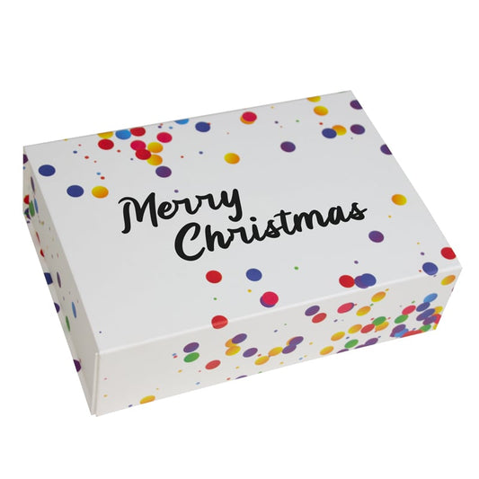 Confetti dozen met magneetsluiting  - Merry Christmas