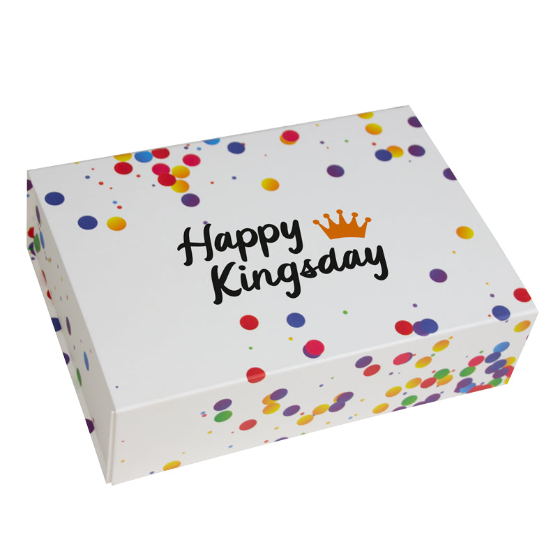 Confetti dozen met magneetsluiting - Happy Kingsday