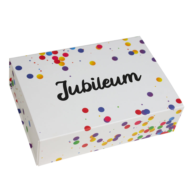 Confetti dozen met magneetsluiting - Jubileum