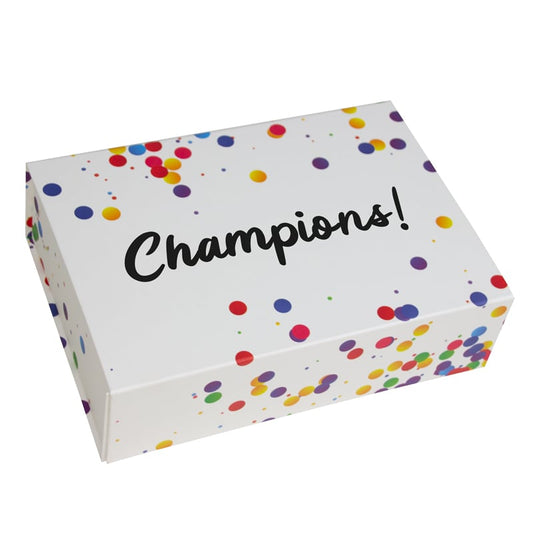 Confetti dozen met magneetsluiting  - Champions!