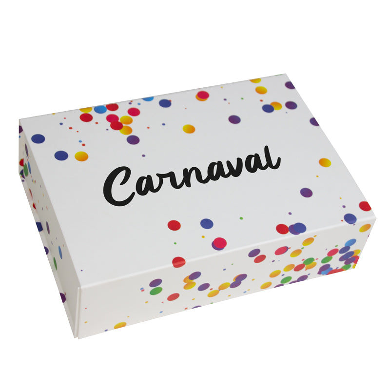 Confetti dozen met magneetsluiting - Carnaval