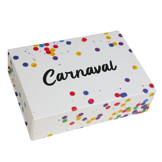 Confetti dozen met magneetsluiting  - Carnaval