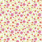 Coated inpakpapier - Bloemen dessin