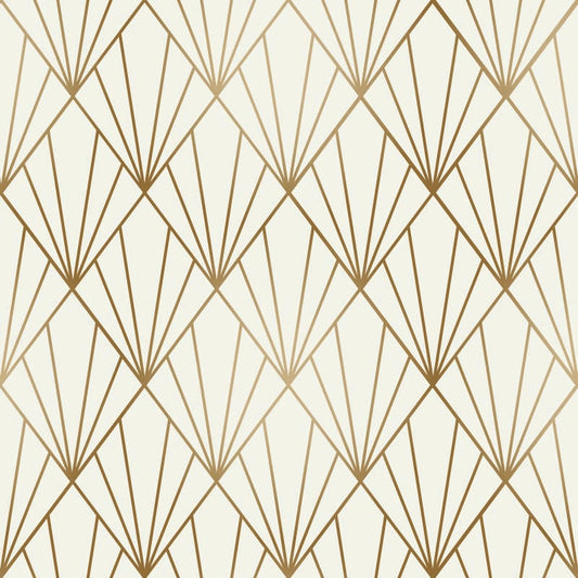 Metallic cadeaupapier - Diamant dessin