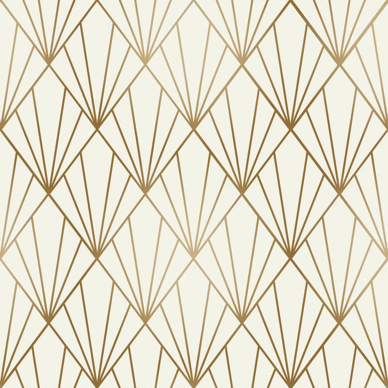 Metallic cadeaupapier - Diamant dessin