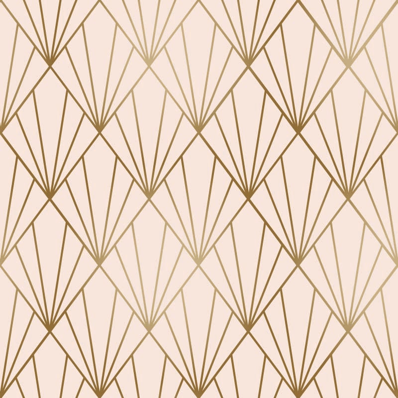 Metallic cadeaupapier - Diamant dessin