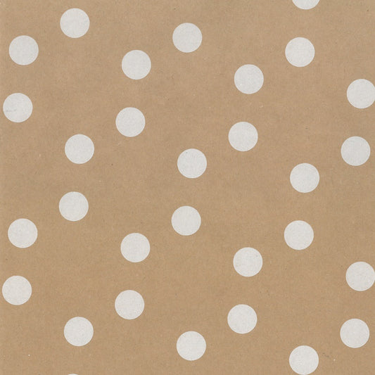 Bruin cadeaupapier - Stip dessin