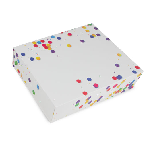 Confetti dozen met magneetsluiting  - Kraft