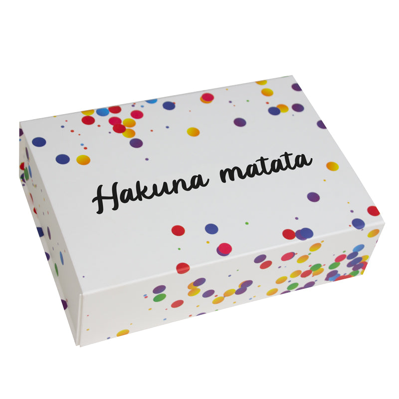 Confetti dozen met magneetsluiting  - Hakuna matata