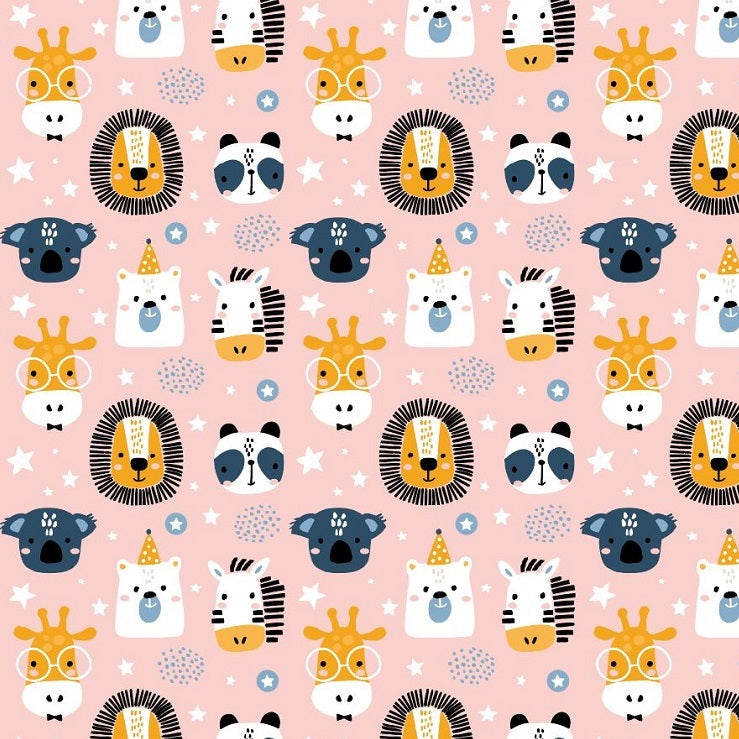 Coated inpakpapier - Wildlife kids dessin