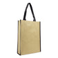 Luxe eco papieren draagtassen met non-woven binnenvoering