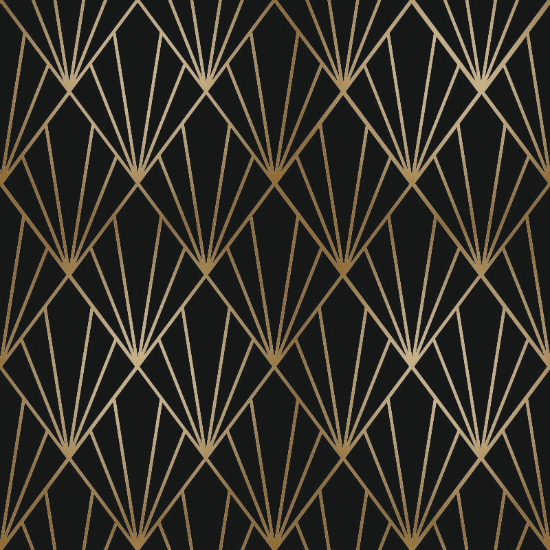 Metallic cadeaupapier - Diamant dessin