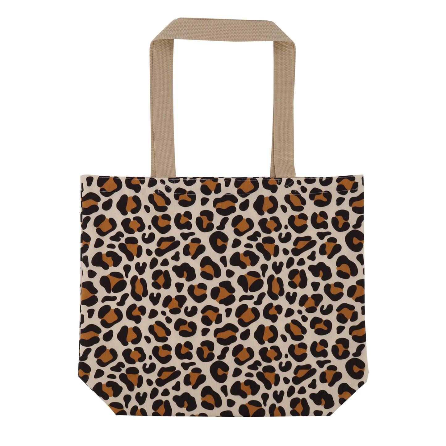 Katoenen luipaard tote bags