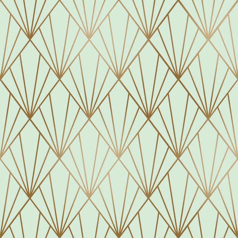 Metallic cadeaupapier - Diamant dessin